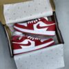 کفش نایک جردن وان سفید قرمز Nike Air Jordan 1 White Red