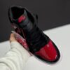 IMG_4242-500x500-1 کفش نایک ایر جردن وان ساقدار ورنی مشکی قرمز Nike Air Jordan 1 High Patent Bred