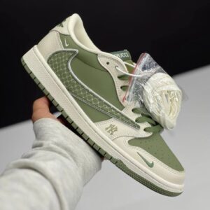 کفش نایک ایر جردن وان لو تراویس اسکات گوچی Jordan 1 Low Travis Scott x Gucci
