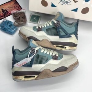 کفش نایک ایر جردن فور رترو اسنورلکس کاستوم ( مسترکوالتی ) Jordan 4 Retro Snorlax Custom