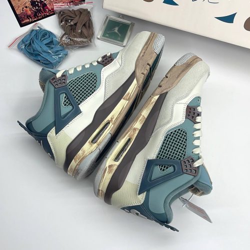 کفش نایک ایر جردن فور رترو اسنورلکس کاستوم ( مسترکوالتی ) Jordan 4 Retro Snorlax Custom