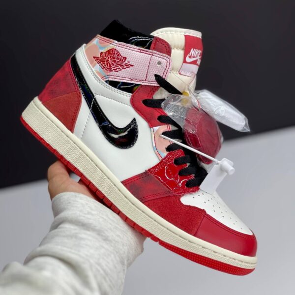 IMG_4839 کفش نایک ایر جردن وان ساقدار اسپایدرمن Nike Air Jordan 1 High Spider-Man