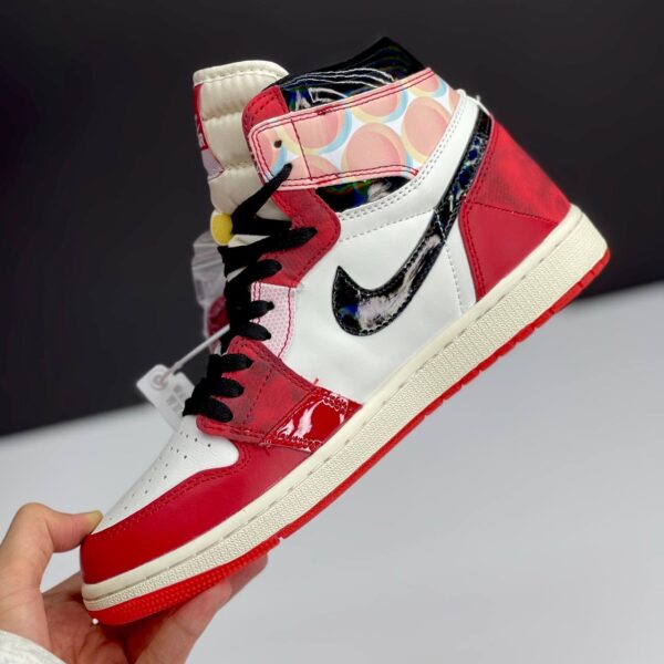 IMG_4841 کفش نایک ایر جردن وان ساقدار اسپایدرمن Nike Air Jordan 1 High Spider-Man