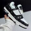 IMG_5134 کتونی لویی ویتون ترینر مشکی سفید Louis Vuitton Trainer Black White