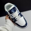 IMG_5139-1 لویی ویتون ترینر سفید آبی Louis Vuitton Trainer White Blue