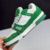 لویی ویتون ترینر سفید سبز Louis Vuitton Trainer White Green