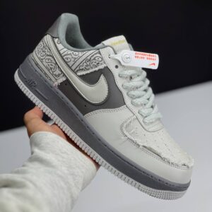 IMG_6141 نایک ایر فورس وان بیگ بنگ طوسی Nike Air Force 1 Big Bang Grey