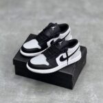 کفش نایک ایر جردن وان لو مشکی طوسی شادوو Nike Air Jordan 1 Low Shadow