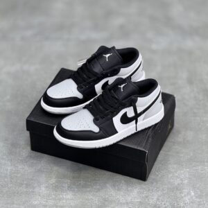 کفش نایک ایر جردن وان لو مشکی طوسی شادوو Nike Air Jordan 1 Low Shadow