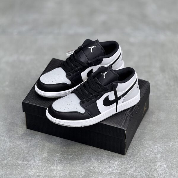 IMG_6800-scaled-1 کفش نایک ایر جردن وان لو مشکی طوسی شادوو Nike Air Jordan 1 Low Shadow