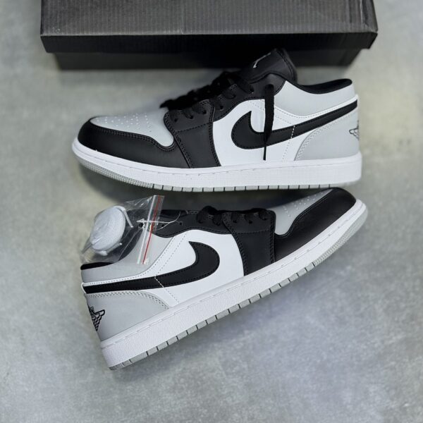IMG_6802-scaled-1 کفش نایک ایر جردن وان لو مشکی طوسی شادوو Nike Air Jordan 1 Low Shadow