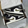 IMG_7258-scaled-8 کفش نایک ایر جردن وان مشکی سفید لجنی Nike Air Jordan 1 Black White Olive
