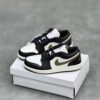 IMG_7261-scaled-6 کفش نایک ایر جردن وان مشکی سفید لجنی Nike Air Jordan 1 Black White Olive