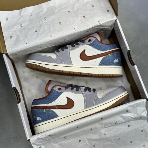 IMG_7666-scaled-1 کفش نایک ایر جردن وان لو فانتوم دنیم Nike Air Jordan 1 Low Phantom Denim