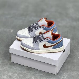 کفش نایک ایر جردن وان لو فانتوم دنیم Nike Air Jordan 1 Low Phantom Denim