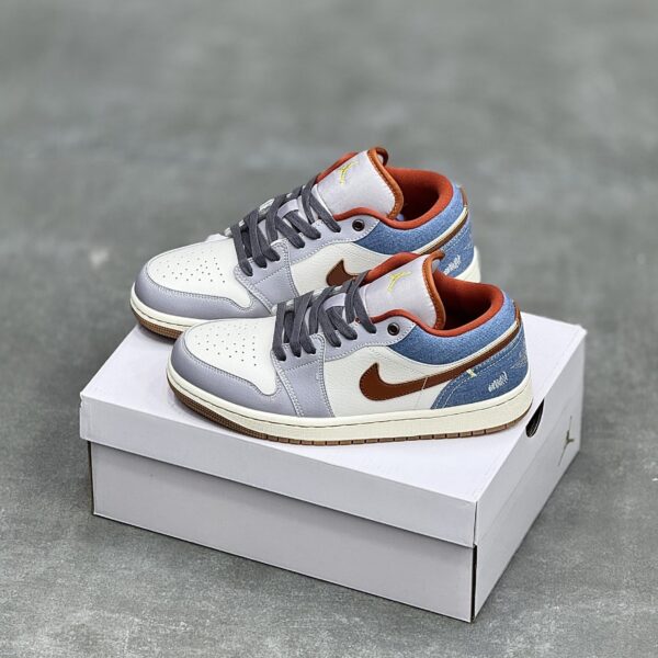 IMG_7674-scaled-1 کفش نایک ایر جردن وان لو فانتوم دنیم Nike Air Jordan 1 Low Phantom Denim