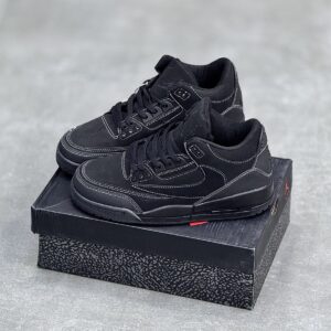 کفش نایک جردن۳ تراویس اسکات بلک کت Nike Air Jordan 3 Travis Scott Black Cat
