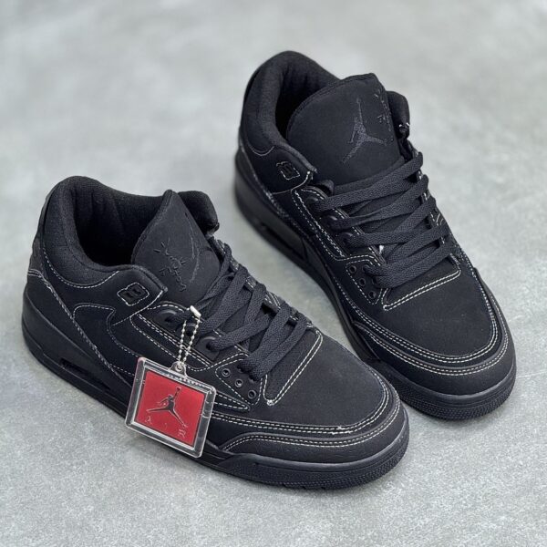 IMG_7788-scaled-1 کفش نایک جردن۳ تراویس اسکات بلک کت Nike Air Jordan 3 Travis Scott Black Cat