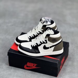 کفش نایک ایر جردن وان ساقدار دارک موکا Nike Air Jordan 1 High Dark Mocha