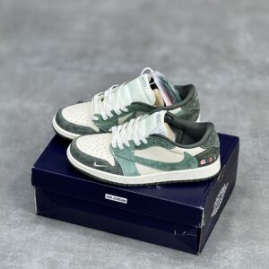 کفش نایک ایر جردن وان لو تراویس اسکات گوچی Nike Air Jordan 1 Low Travis Scott Gucci