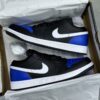 IMG_8129-scaled-1-1 کفش نایک ایر جردن وان لو مشکی آبی Nike Air Jordan 1 Low Black Blue
