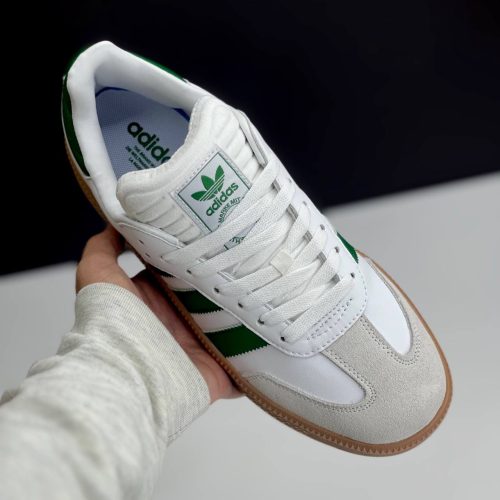 کفش آدیداس سامبا XL LG سفید سبز Adidas Samba XL LG White Green Adidas Samba XL LG White Green