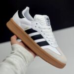 کفش آدیداس سامبا XL LG سفید مشکی Adidas Samba XL LG White Black