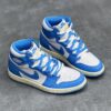 IMG_8496-scaled-1-1 کفش نایک ایر جردن وان ساقدار شیکاگو لاست اند فاند آبی Nike Air Jordan 1 High Chicago Lost & Found Blue