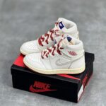 کفش نایک ایر جردن وان ساقدار دوبندی Nike Air Jordan 1 High Double Lace