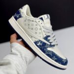 کفش نایک ایر جردن وان لو تراویس اسکات لویی ویتون  Nike Air Jordan 1 Low Travis Scott Louis Vuitton