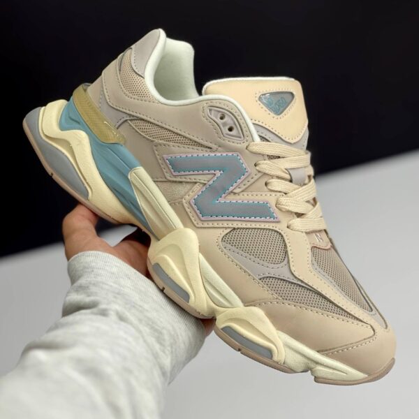 IMG_8909 کتونی نیوبالانس ۹۰۶۰ کرم آبی New Balance 9060 Cream Blue