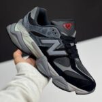 کتونی نیوبالانس ۹۰۶۰ مشکی طوسی New Balance 9060 Black Grey