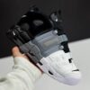 کفش نایک ایر مور آپتمپو مشکی طوسی سفید Nike Air More Uptempo Black Grey White