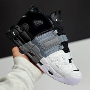 IMG_9320-500x500-1 کفش نایک ایر مور آپتمپو مشکی طوسی سفید Nike Air More Uptempo Black Grey White