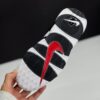 کفش نایک ایر مور آپتمپو سفید مشکی قرمز Nike Air More Uptempo White Black Red