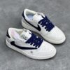 کفش نایک ایر جردن وان لو تراویس اسکات گوچی سفید سرمه ای Nike Air Jordan 1 Low Travis Scott Gucci White Navy