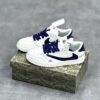 کفش نایک ایر جردن وان لو تراویس اسکات گوچی سفید سرمه ای Nike Air Jordan 1 Low Travis Scott Gucci White Navy