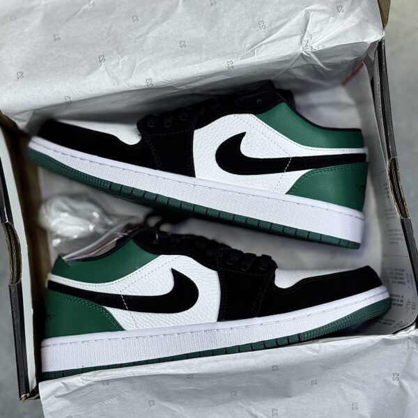 کفش نایک ایر جردن وان لو سبز مشکی Nike Air Jordan 1 Low Green Black