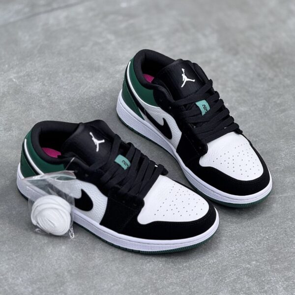 کفش نایک ایر جردن وان لو سبز مشکی Nike Air Jordan 1 Low Green Black