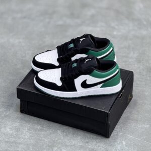 کفش نایک ایر جردن وان لو سبز مشکی Nike Air Jordan 1 Low Green Black