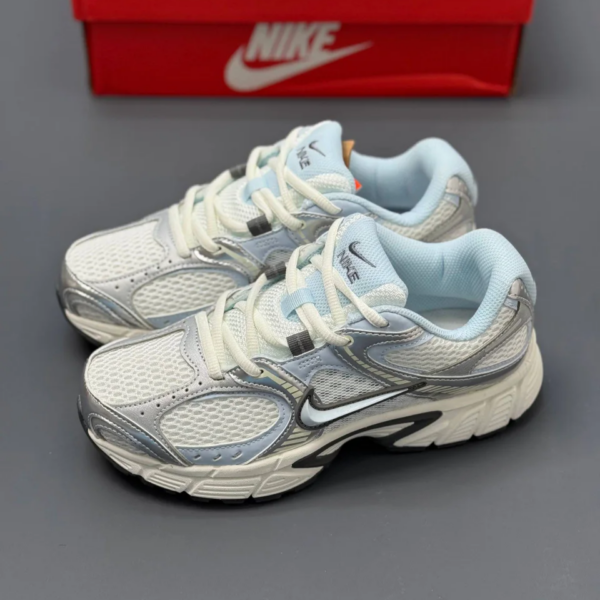 کفش نایک وی فایو کی ران آبی نقره ای Nike V5K Run Blue Silver