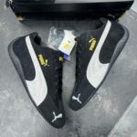 کفش پوما اسپید کت مشکی سفید Puma Speedcat Black White