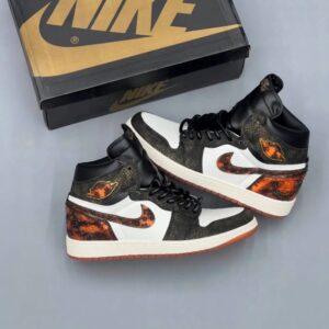 کفش نایک ایر جردن وان ساقدار پوست مار دراگون Nike Air Jordan 1 High Dragon Snakeskin