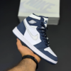 cxpwerkk کفش نایک ایر جردن وان ساقدار رترو سرمهای Nike Air Jordan 1 Retro High Navy