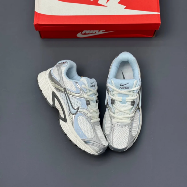 کفش نایک وی فایو کی ران آبی نقره ای Nike V5K Run Blue Silver