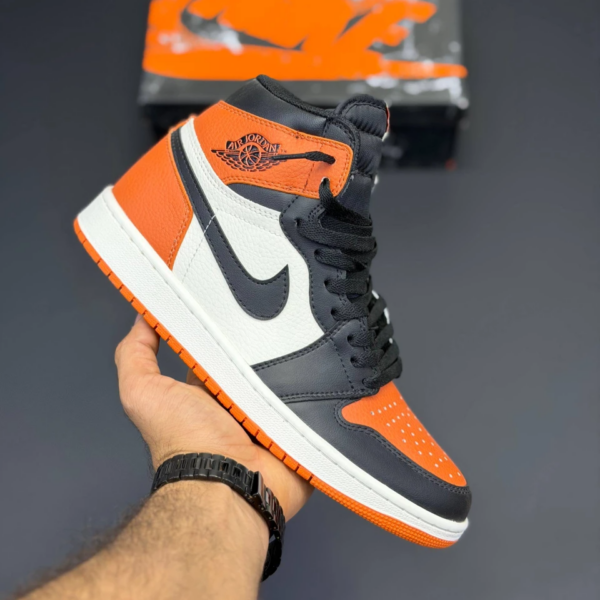کفش نایک ایر جردن وان ساقدار رترو نارنجی Nike Air Jordan 1 Retro High Orange