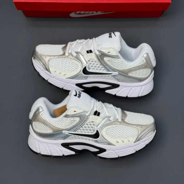 کفش نایک وی فایو کی ران سفید مشکی Nike V5K Run White Black