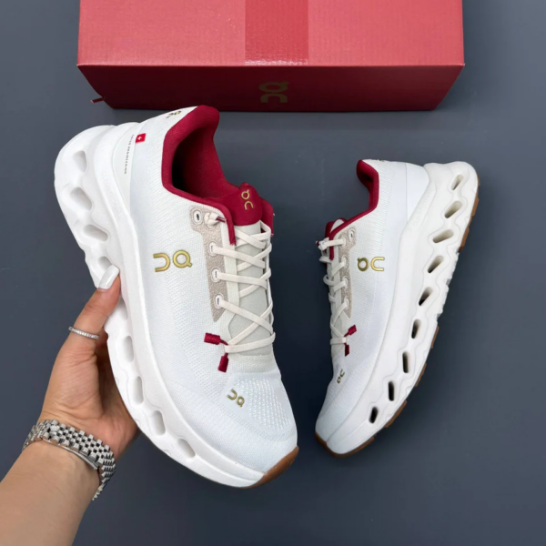 کفش آن رانینگ QC Loewe Cloudtilt سفید قرمز On Running QC Loewe Cloudtilt White Red