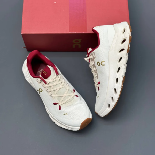کفش آن رانینگ QC Loewe Cloudtilt سفید قرمز On Running QC Loewe Cloudtilt White Red