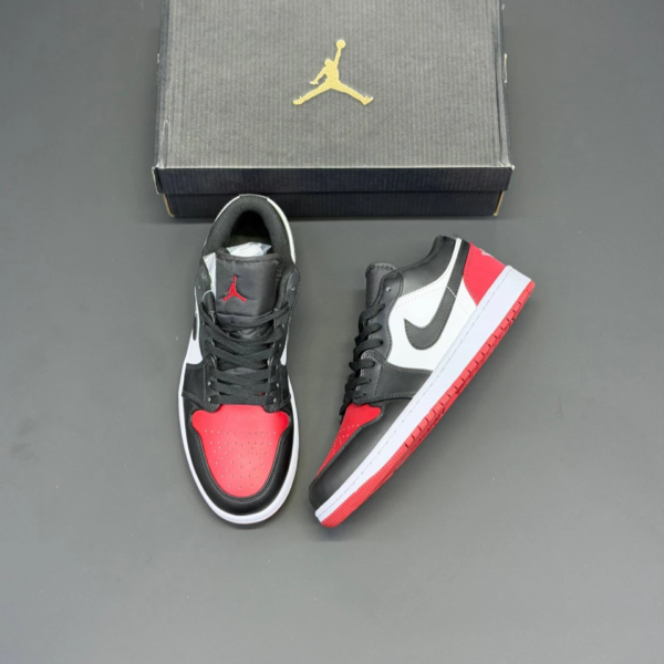 کفش نایک ایر جردن وان مشکی قرمز Nike Air Jordan 1 Black Red